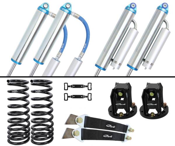 Rough Country 3-Inch Lift Kit For 2003-2013 Ram 2500/3500 Diesel 4WD - Includes Gas Shocks, No Drilling Needed