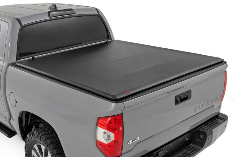 Load image into Gallery viewer, Rough Country | 2007-2021 Toyota Tundra Soft Roll Up 5' 7" Bed Cover