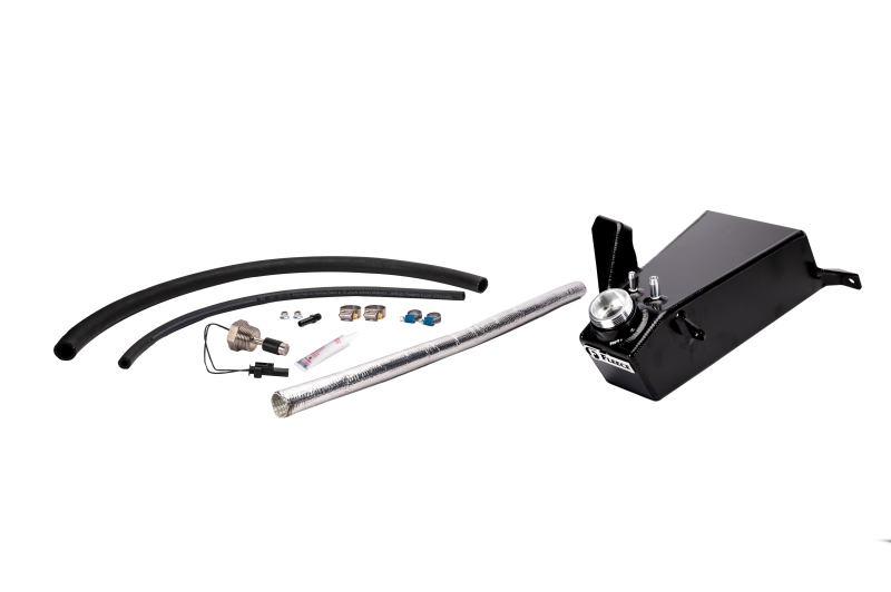 Load image into Gallery viewer, Fleece Performance 19-24 Ram 2500-3500 Cummins 6.7L Aluminum Replacement Coolant Tank (Black)