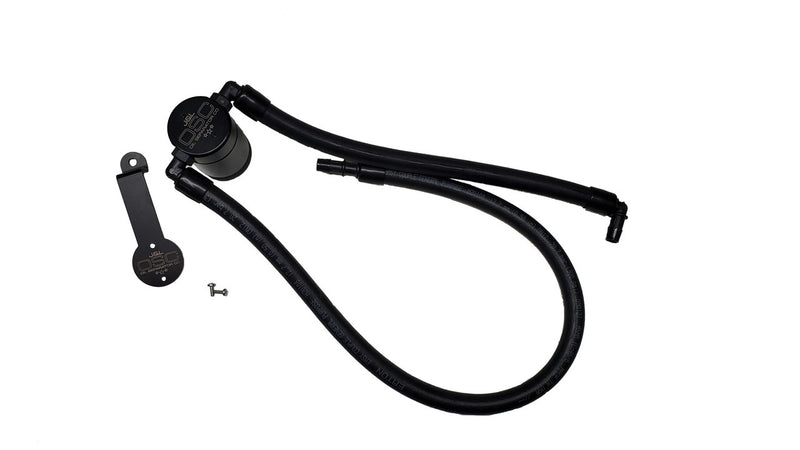 Load image into Gallery viewer, J&L 2021-2025 Jeep Wrangler 392 Oil Separator 3.0 Passenger Side - Black Anodized 3072P-B