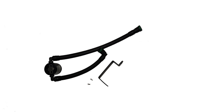 Load image into Gallery viewer, J&L 2025 Ford Bronco / Ranger 2.3L Oil Separator 3.0 PCV Side - Black Anodized 3059P-B