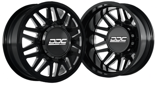 DDC | Dually Wheels Aftermath Black / Milled 20X8.25 8X210 Silverado / Sierra 11-25