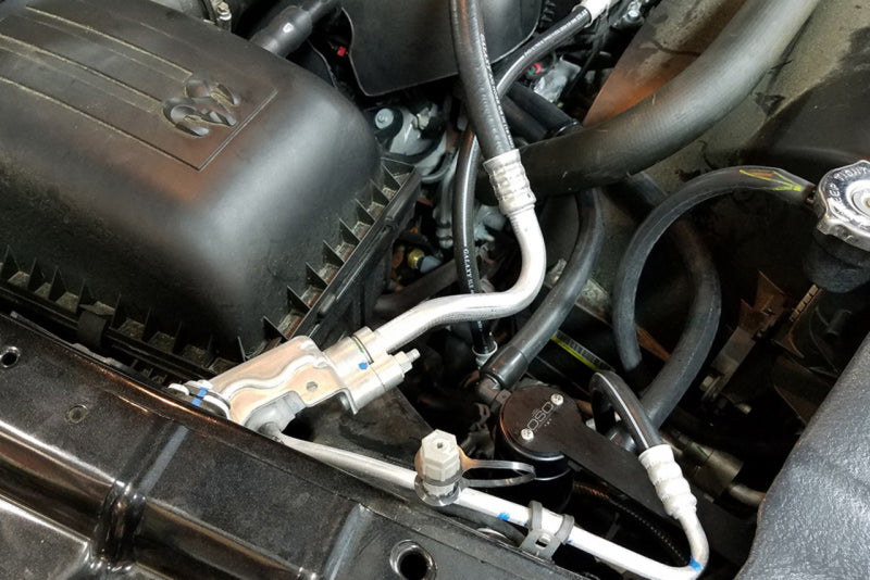 Load image into Gallery viewer, J&L 09-18 Ram 1500 5.7L Passenger Side Oil Separator 3.0 - Black Anodized