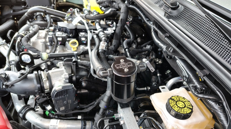 Load image into Gallery viewer, J&L 2025 Ford Bronco 2.3L/ 23-25 Ford Ranger 2.3L Separator 3.0 PCV Side - Black Anodized