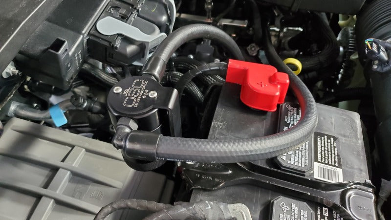 Load image into Gallery viewer, J&L 23-26 Ford F-250/F-350 6.8L;7.3L Oil Separator 3.0 Passenger Side - Black Anodized