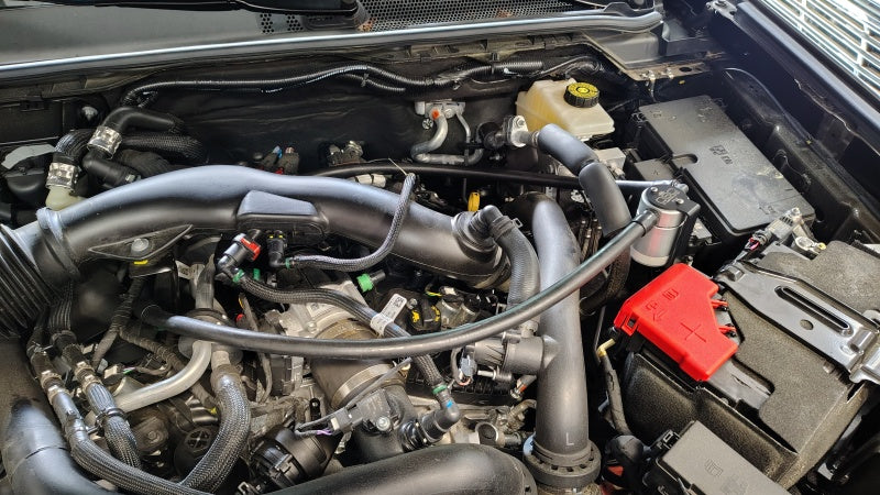 Load image into Gallery viewer, J&L 24-25 Ford Ranger Raptor 3.0L PCV Side Oil Separator - Clear Anodized