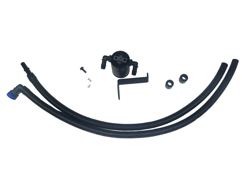 Load image into Gallery viewer, J&L 2019-2024 Ford Ranger 2.3L Driver Side Oil Separator 3.0 - Blk Anodized