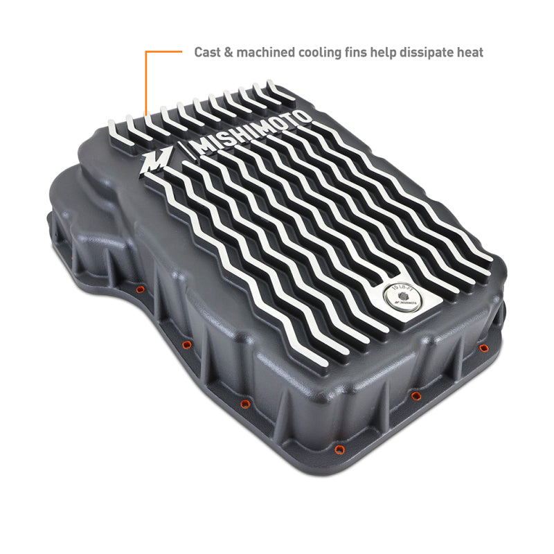 Load image into Gallery viewer, Mishimoto | 2007.5-2024 Dodge Ram 6.7L Cummins 68RFE Aluminum Transmission Pan