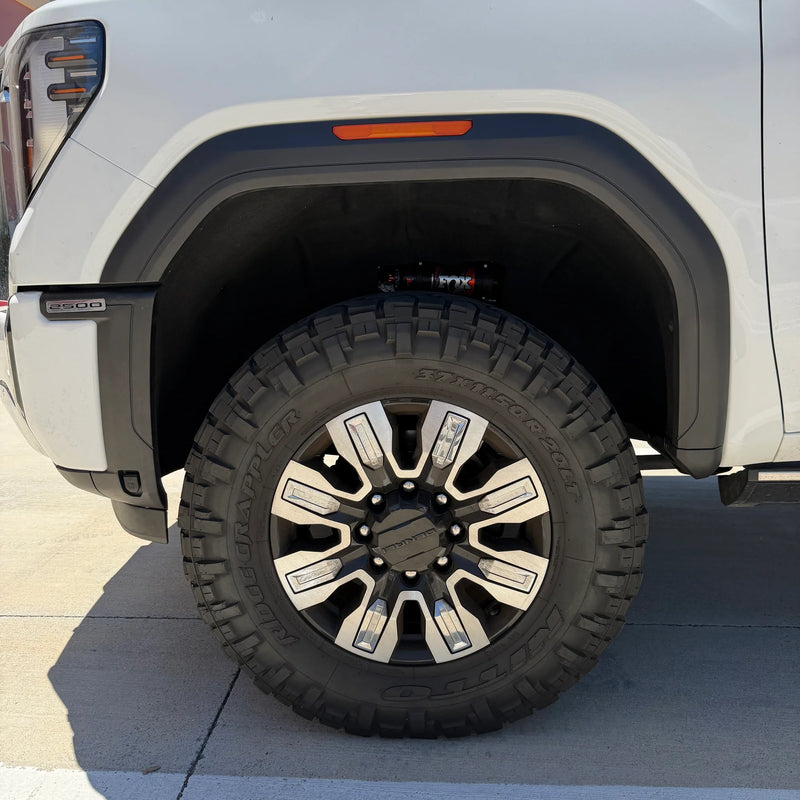 Load image into Gallery viewer, S&B | 2020+ GMC Sierra 2500 / 3500 SRW Front & Rear Fender Flare Caps -Cut Kit