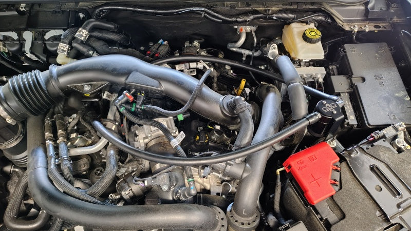 Load image into Gallery viewer, J&L 24-25 Ford Ranger Raptor 3.0L PCV Side Oil Separator - Black Anodized