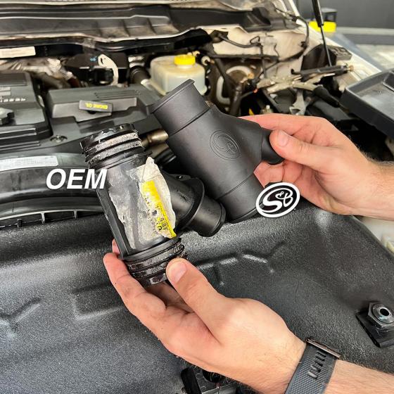 Load image into Gallery viewer, S&B | 2013-2015 Dodge Ram 6.7L Cummins Aluminum Y-Pipe (Dual Radiator)