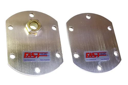 Fast Coolers | 6 Bolt PTO Cover With Sight Glass - Pair