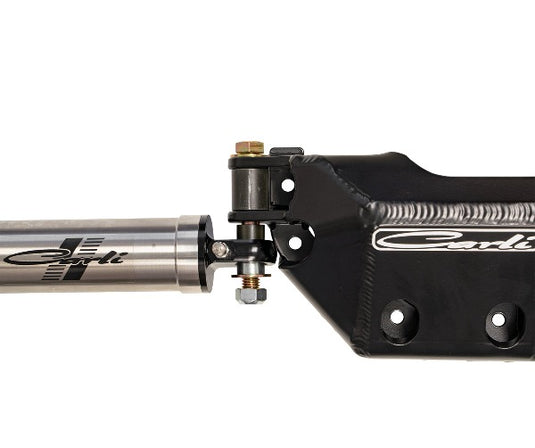 Carli Suspension | 2023-2024 Ford Super Duty 4x4 Low Mount Steering Stabilizer With Differential Guard