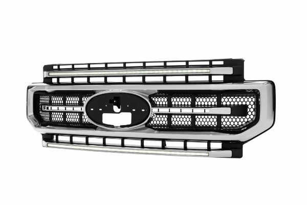 Load image into Gallery viewer, Morimoto | 2020-2022 Ford Super Duty XBG LED DRL Grille | Chrome Finish / White DRL