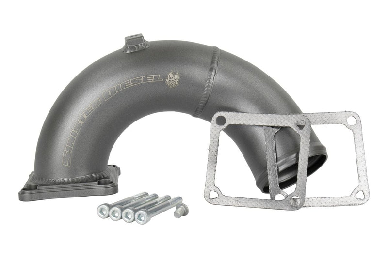 Load image into Gallery viewer, Sinister Diesel | 1998-2002 Dodge Ram 5.9L Cummins Intake Elbow - Grey