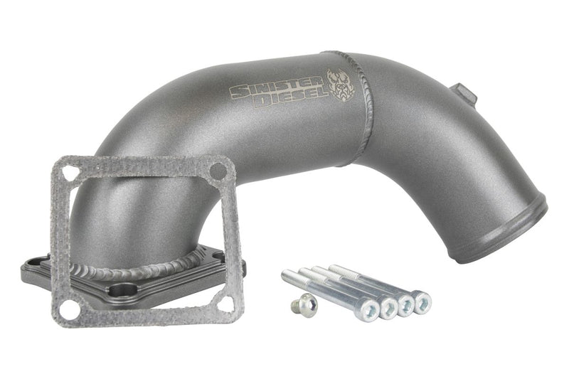Load image into Gallery viewer, Sinister Diesel | 1994-1998 Dodge Ram 5.9L 12V Cummins Intake Elbow - Gray