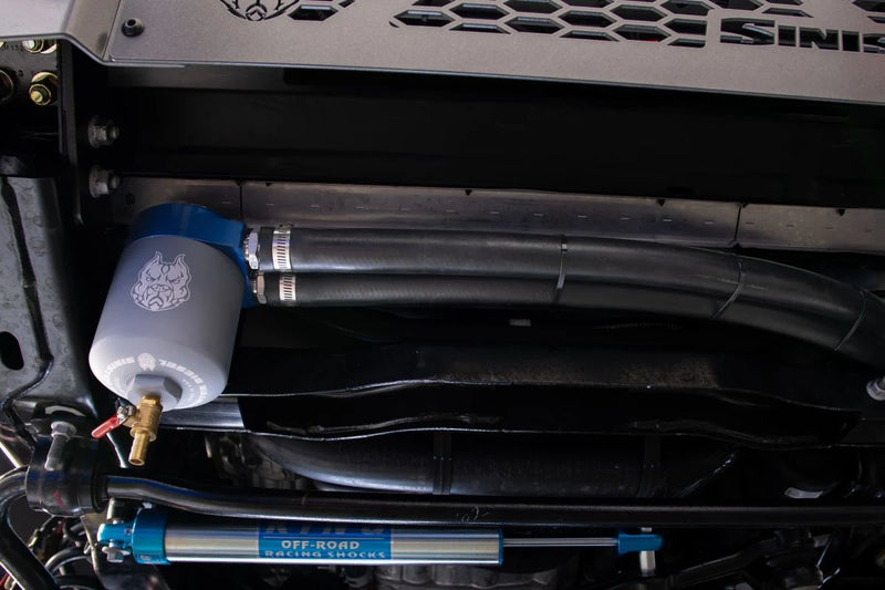 Load image into Gallery viewer, Sinister Diesel | 2017-2023 Ford 6.7L Power Stroke Billet Catch Can