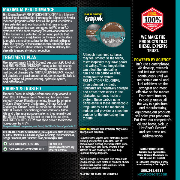 Load image into Gallery viewer, Hot Shot's Secret | FR3 Friction Reducer - 5 Gallon