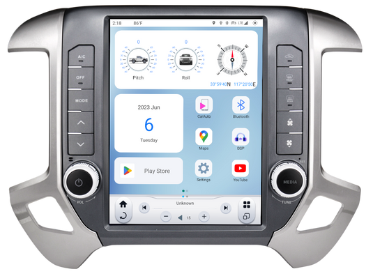 Linkswell | 2014-2018 GM 1500 / 2014-2019 2500 / 3500 T-Style Gen 6 Radio