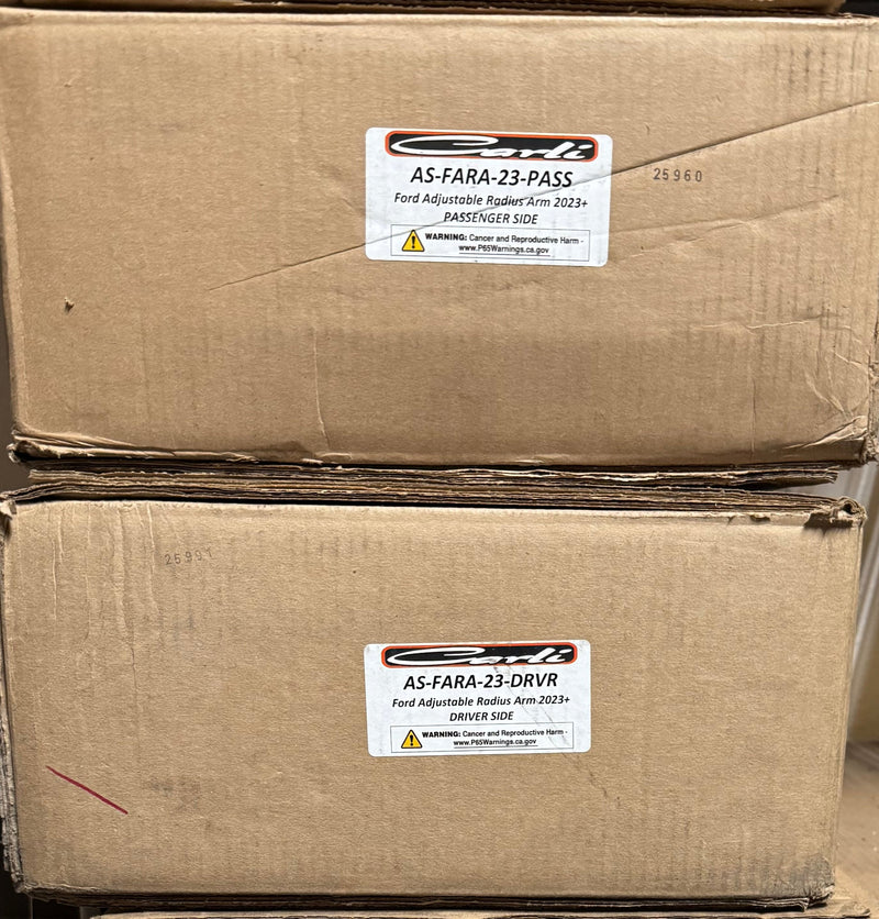 Load image into Gallery viewer, Carli Suspension | 2023-2024 Ford Super Duty Fabricated Radius Arms - 3.5 Inch Lift *OVERSTOCK*