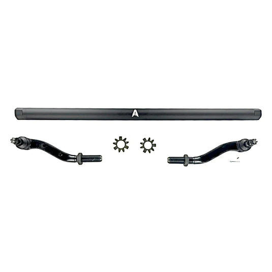 Apex Chassis | Jeep Wrangler JL / Gladiator JT 2.5 Ton Tie Rod Assembly - Dana 30 - Black Aluminum | KIT122