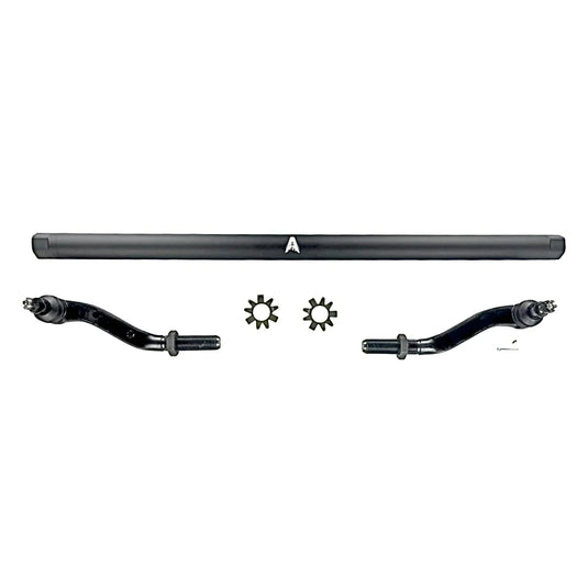 Apex Chassis | Jeep Wrangler JL / Gladiator JT 2.5 Ton Tie Rod Assembly - Dana 44 - Black Aluminum | KIT121
