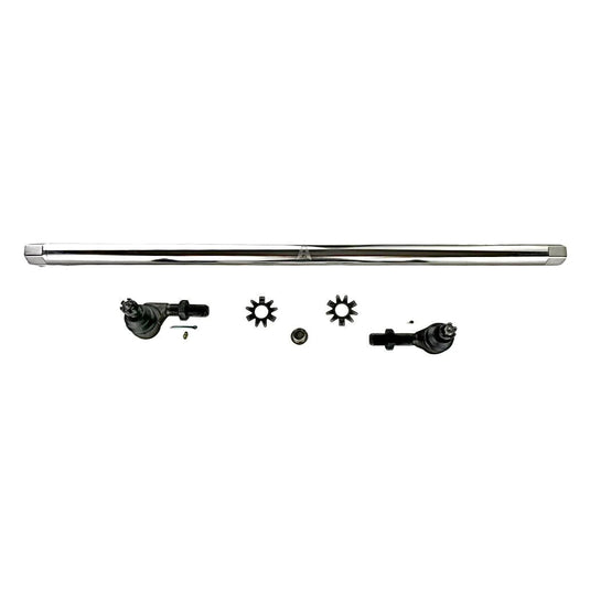 Apex Chassis | 2007-2018 Jeep Wrangler JK 1 Ton Drag Link Kit - Yes Flip - Polished Aluminum | KIT158