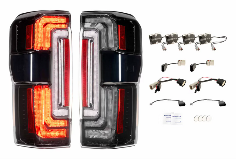 Load image into Gallery viewer, Morimoto | 2023-2026 Ford Super Duty XB Smoked LED Tail Lights
