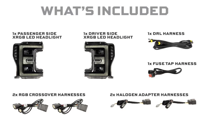 Load image into Gallery viewer, Morimoto | 2017-2019 Ford Super Duty XRGB LED Headlights