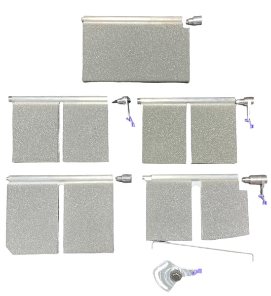 Blend Door USA | 2003-2009 Dodge Ram 1500-3500 Complete Repair Kit - Single Zone With Rear Vents