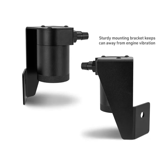 Load image into Gallery viewer, Mishimoto | 2025-2026 Dodge Ram 1500 3.0L Hurricane Baffled Oil Catch Can Kit - Black