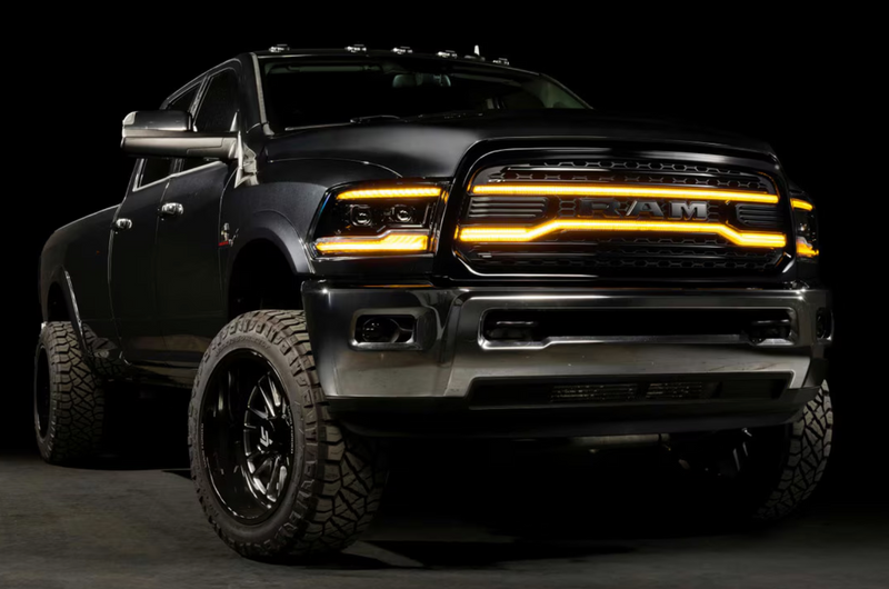 Load image into Gallery viewer, Morimoto | 2010-2018 Dodge Ram 2500 / 3500 LED DRL Grille (Black)