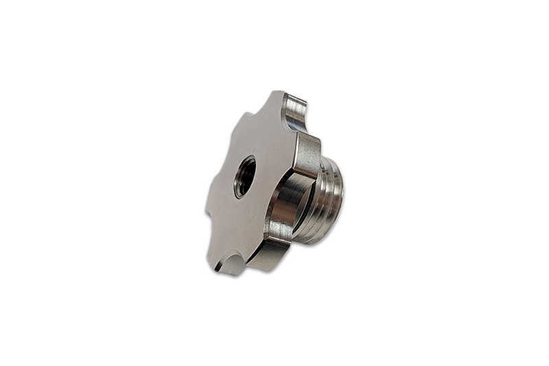 Load image into Gallery viewer, G&R Diesel | 2003-2010 Ford 6.0L / 6.4L Power Stroke Oil Fill Cap With 1/8 Inch Return Port