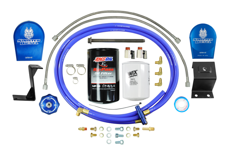 Load image into Gallery viewer, Sinister Diesel | 2006-2007 Dodge Ram 5.9L Cummins Bypass Oil & Coolant Filtration System