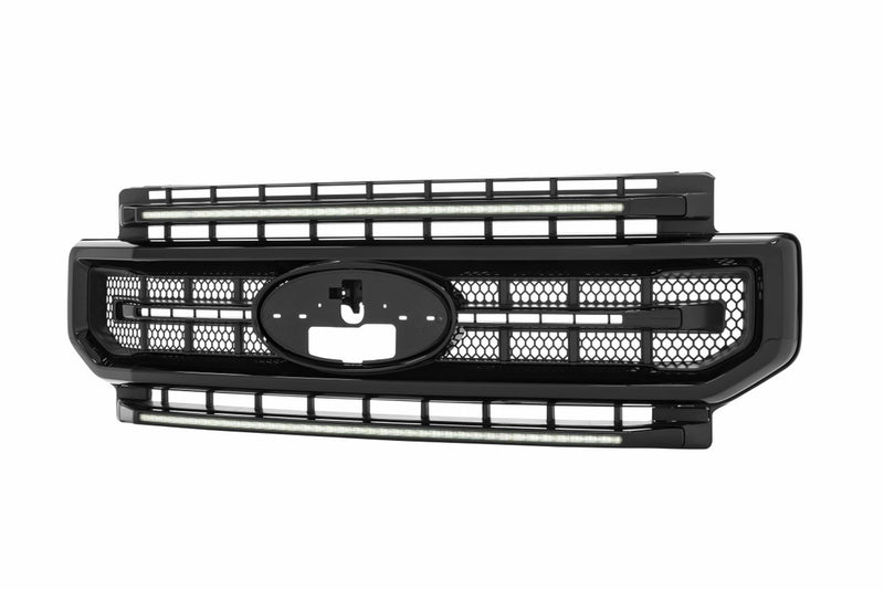 Load image into Gallery viewer, Morimoto | 2020-2022 Ford Super Duty XBG LED DRL Grille | Paintable Black / White DRL
