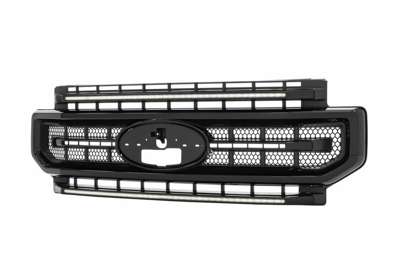 Load image into Gallery viewer, Morimoto | 2020-2022 Ford Super Duty XBG LED DRL Grille | Paintable Black / White DRL