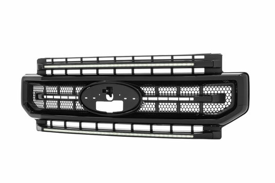 Morimoto | 2020-2022 Ford Super Duty XBG LED DRL Grille | Paintable Black / White DRL