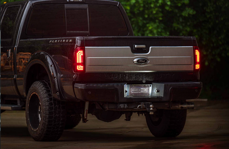 Load image into Gallery viewer, Morimoto | 1999-2016 Ford Super Duty XB LED Tail Lights - Smoked