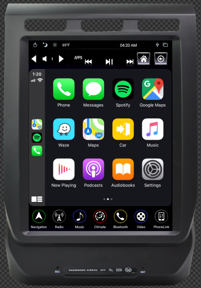 Linkswell | 2015-2020 Ford F150 / 2017+ Super Duty Gen IV T-Style Radio (No HDMI Input)