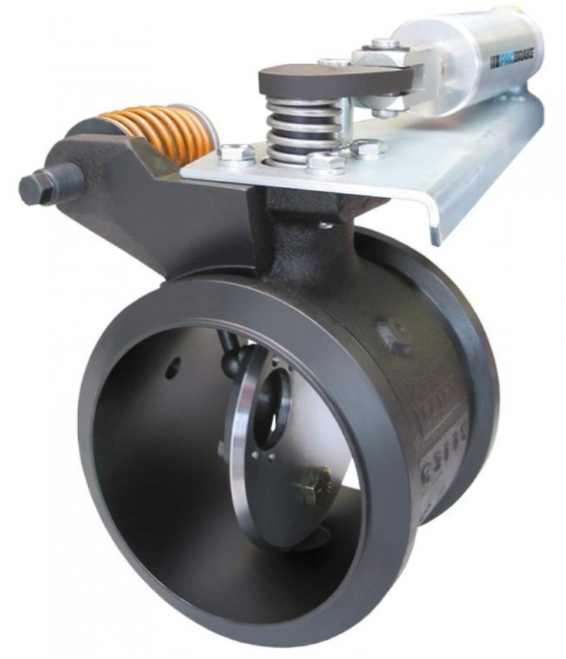 PacBrake | Direct Mount 4 inch PRXB High Performance Exhaust Brake Kit / Standard Transmission and Dodge RAM 06-07 Cummins 5.9L 24 Valve Engine W/ 48RE Automatic Transmission