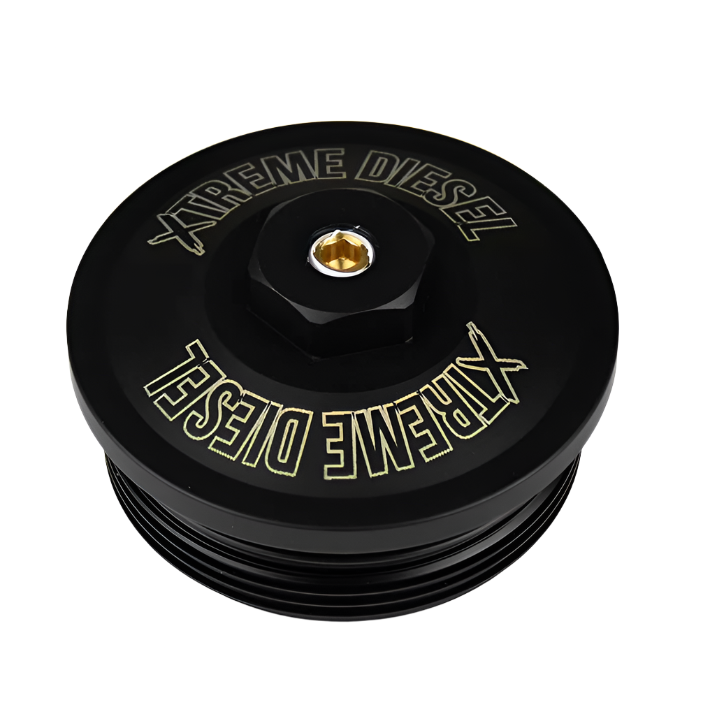 Load image into Gallery viewer, XDP | 2003-2007 Ford 6.0L Power Stroke Billet Fuel Filter Cap *DISCONTINUED*