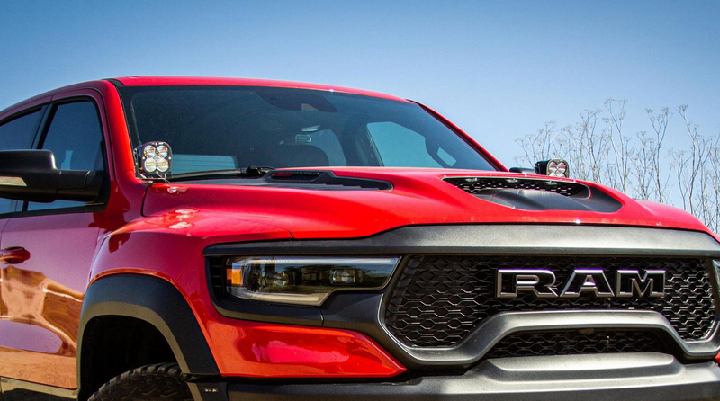 Load image into Gallery viewer, Baja Designs | 2021-2024 Dodge Ram 1500 TRX XL Pro Clear Driving / Combo A-Pillar Light Kit