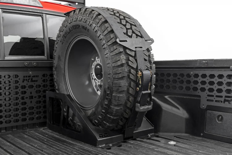 Load image into Gallery viewer, Rough Country | 2020-2024 Jeep Gladiator JT Bed Mount Spare Tire Carrier