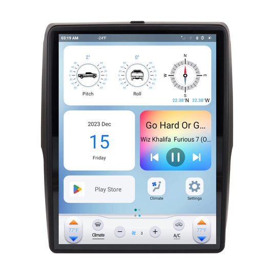 Linkswell | 2013-2018 Dodge Ram 1500-4500 / 2019+ 1500 Classic Generation 6 T-Style Radio