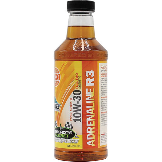 Hot Shot's Secret | Adrenaline R-Series Full Synthetic Racing Oil 10W-30 R3 - 1 Quart