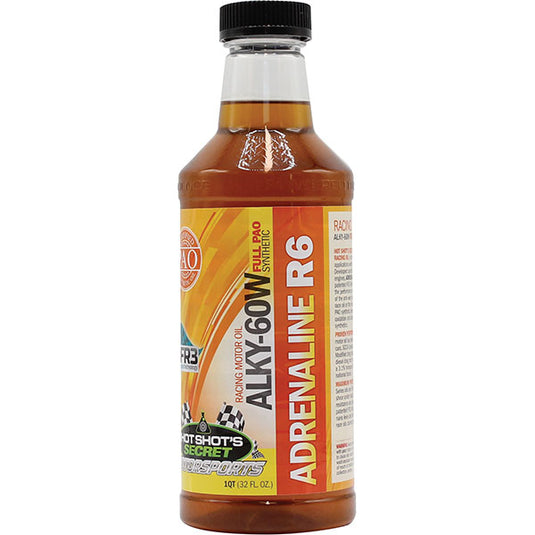 Hot Shot's Secret | Adrenaline R-Series Full Synthetic Racing Oil 60W R6 ALKY - 1 Quart