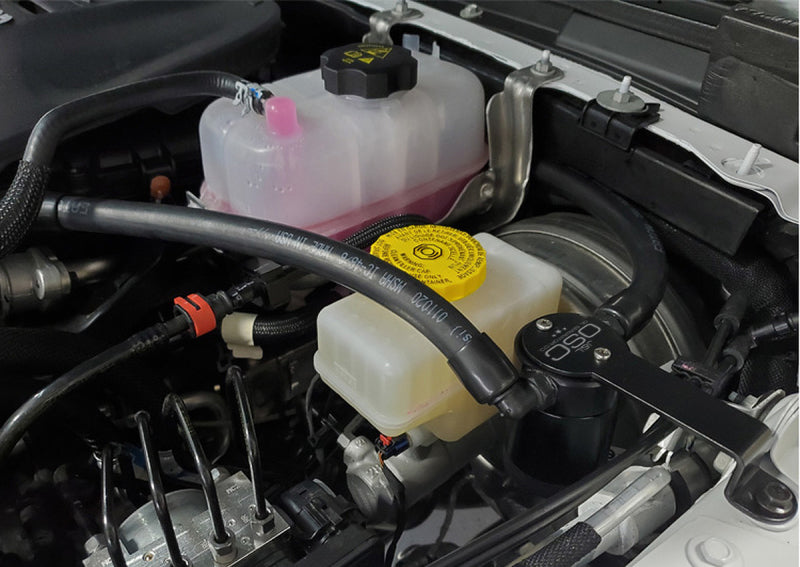 Load image into Gallery viewer, J&L 18-25 Jeep Wrangler JL 3.6L Driver Side Oil Separator 3.0 - Black Anodized