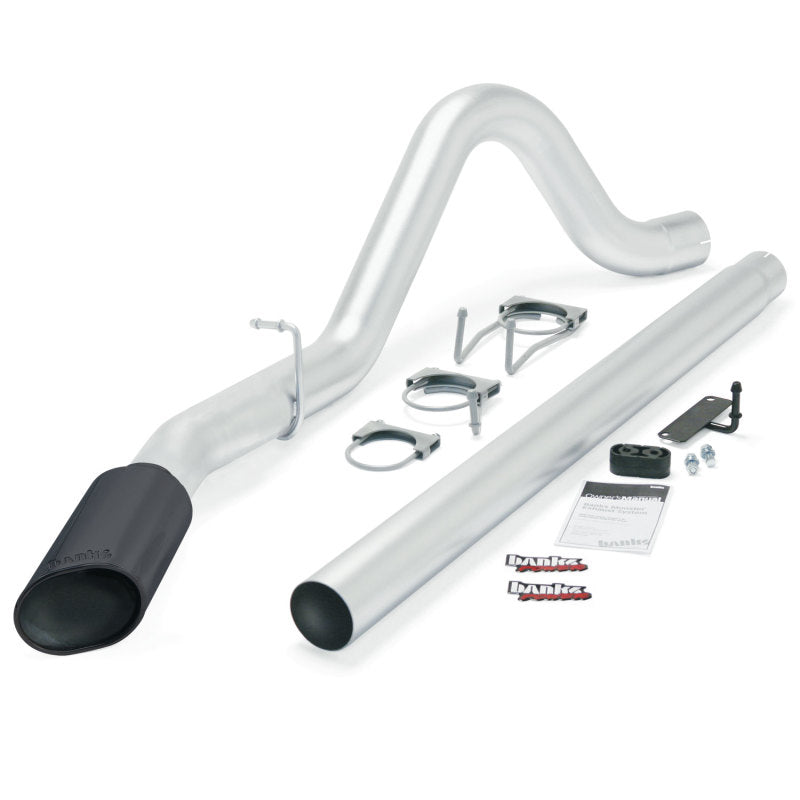 Load image into Gallery viewer, Banks Power 08-10 Ford 6.4L (All W/B) Monster Exhaust System - SS Single Exhaust w/ Black Tip *DISCONTINUED*