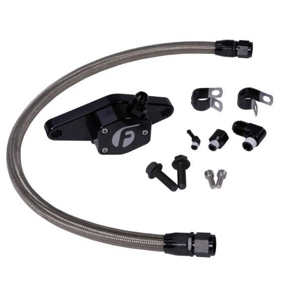 Load image into Gallery viewer, Fleece 1994-1998 Dodge Ram 12V 5.9L Cummins Coolant Bypass Kit With Stainless Steel Braided Line FPE-CLNTBYPS-CUMMINS-12V-SS