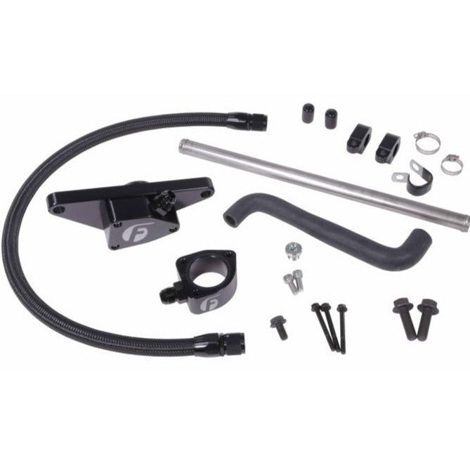 Load image into Gallery viewer, Fleece 2003-2005 Dodge Ram 5.9L Cummins Auto Trans Coolant Bypass Kit - Black FPE-CLNTBYPS-CUMMINS-0305